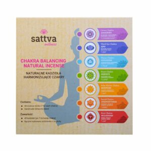 KADZIDEŁKA INDYJSKIE HARMONIZUJĄCE CZAKRY (49 szt.) - SATTVA (WELLNESS)
