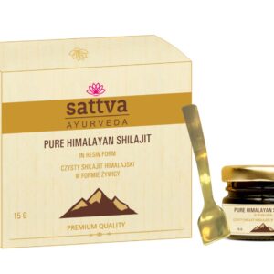 SHILAJIT HIMALAJSKI W FORMIE ŻYWICY 15 g - SATTVA (AYURVEDA)