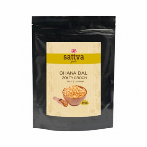 GROCH ŻÓŁTY ŁUSKANY CHANA DAL 500 g - SATTVA (FOODS)