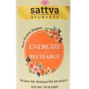SÓL DO KĄPIELI ENERGIZE AND RECHARGE 300 g - SATTVA (AYURVEDA)