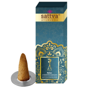 KADZIDEŁKA INDYJSKIE STOŻKOWE RELAKS (10 szt.) 20 g - SATTVA (AYURVEDA)
