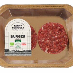 BURGER WOŁOWY SUROWY BIO 200 g - FARMY ROZTOCZA (NA ZAMÓWIENIE)