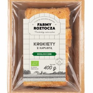 KROKIETY Z KAPUSTĄ I GRZYBAMI BIO 400 g - FARMY ROZTOCZA (NA ZAMÓWIENIE)
