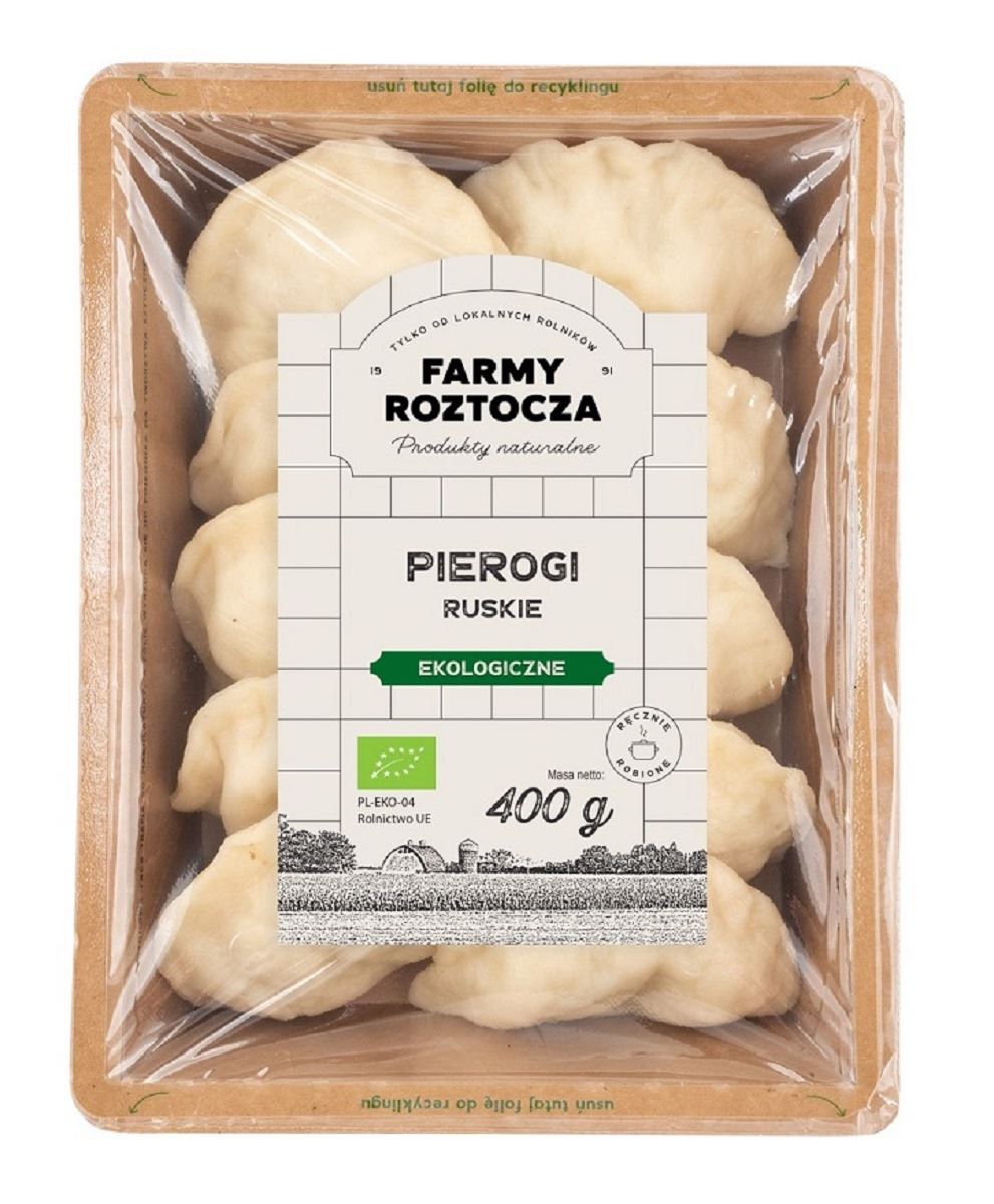 PIEROGI RUSKIE BIO 400 g - FARMY ROZTOCZA (NA ZAMÓWIENIE)