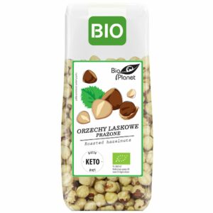 ORZECHY LASKOWE BLANSZOWANE PRAŻONE BIO 350 g - BIO PLANET