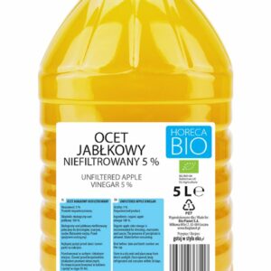 OCET JABŁKOWY 5 % NIEFILTROWANY BIO 5 L - HORECA (BIO PLANET)