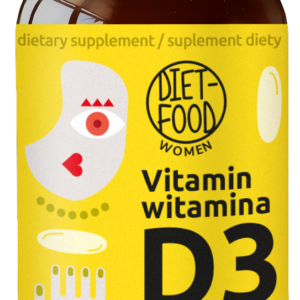 WITAMINA D3 50 mcg (2000 j.m) 180 KAPSUŁEK - DIET-FOOD