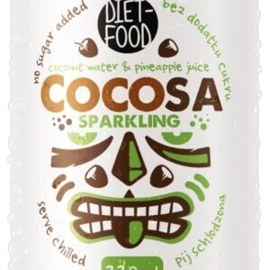 WODA KOKOSOWA GAZOWANA 330 ml - DIET-FOOD (COCOSA)