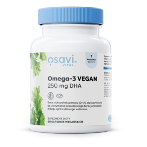 OMEGA-3 VEGAN BEZGLUTENOWA 60 KAPSUŁEK - OSAVI