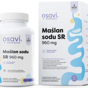 MAŚLAN SODU (960 mg) BEZGLUTENOWY 60 KAPSUŁEK - OSAVI