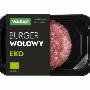 BURGER WOŁOWY SUROWY BIO 160 g - WASĄG (NA ZAMÓWIENIE)
