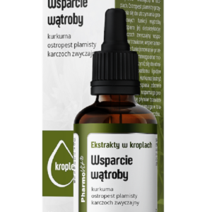 EKSTRAKTY W KROPLACH NA WSPARCIE WĄTROBY BEZGLUTENOWE 30 ml - PHARMOVIT (CLEAN LABEL)