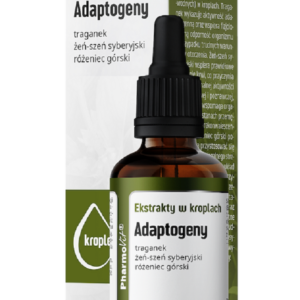 EKSTRAKTY W KROPLACH ADAPTOGENY BEZGLUTENOWE 30 ml - PHARMOVIT (CLEAN LABEL)
