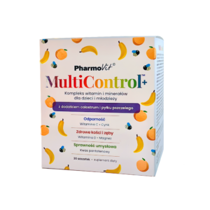 MULTIWITAMINA (MULTICONTROL) DLA DZIECI I MŁODZIEŻY BEZGLUTENOWA 30 SASZETEK - PHARMOVIT