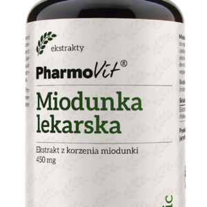 MIODUNKA LEKARSKA EKSTRAKT (450 mg) BEZGLUTENOWY 90 KAPSUŁEK - PHARMOVIT (CLASSIC)