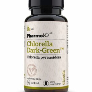 CHLORELLA DARK-GREEN (250 mg) BEZGLUTENOWA 360 TABLETEK - PHARMOVIT (CLASSIC)