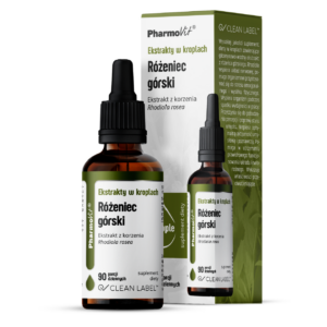 EKSTRAKTY W KROPLACH RÓŻENIEC GÓRSKI BEZGLUTENOWE 30 ml - PHARMOVIT (CLEAN LABEL)
