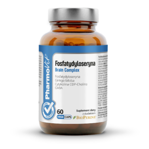 FOSFATYDYLOSERYNA BRAIN COMPLEX BEZGLUTENOWA 60 KAPSUŁEK - PHARMOVIT (CLEAN LABEL)