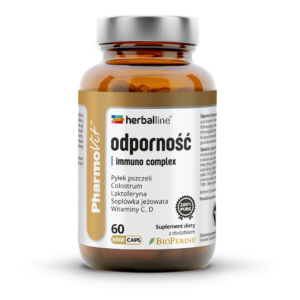 KAPSUŁKI NA ODPORNOŚĆ (IMMUNO COMPLEX) BEZGLUTENOWE 60 szt. - PHARMOVIT (HERBALLINE)