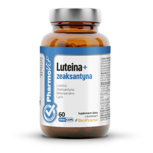 LUTEINA + ZEAKSANTYNA BEZGLUTENOWA 60 KAPSUŁEK - PHARMOVIT (CLEAN LABEL)