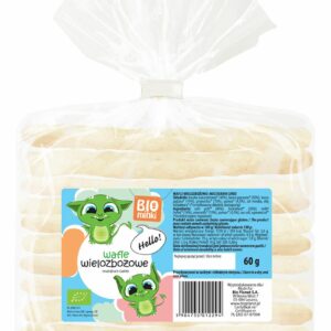WAFLE WIELOZBOŻOWE BIO 60 g - BIOMINKI