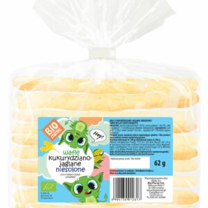 WAFLE KUKURYDZIANO-JAGLANE NIESOLONE BIO 62 g - BIOMINKI
