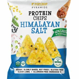 CHRUPKI PIRAMIDKI PROTEINOWE Z SOLĄ HIMALAJSKĄ BEZGLUTENOWE 60 g - POPCROP