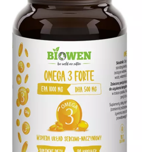 OMEGA-3 FORTE BEZGLUTENOWE 90 KAPSUŁEK - BIOWEN