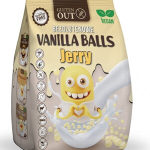 KULKI KUKURYDZIANE O SMAKU WANILIOWYM BEZGLUTENOWE 375 g - JERRY GLUTEN OUT