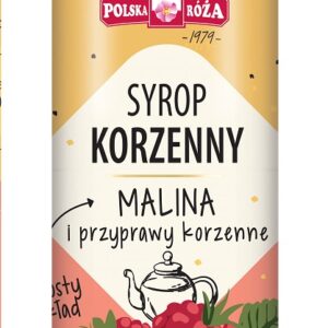 SYROP KORZENNY Z MALINAMI 250 ml - POLSKA RÓŻA
