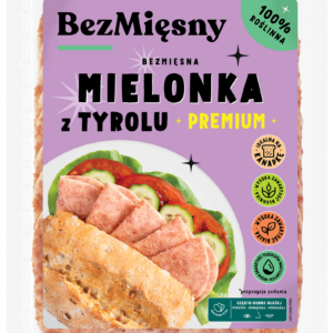 MIELONKA TYROLSKA ROŚLINNA PLASTRY 100 g - BEZMIĘSNY
