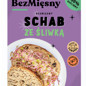 SCHAB ZE ŚLIWKĄ ROŚLINNY PLASTRY 100 g - BEZMIĘSNY (PRODUKT SEZONOWY)