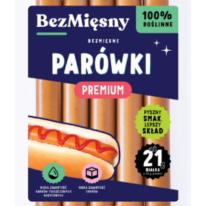 PARÓWKI ROŚLINNE PREMIUM 160 g - BEZMIĘSNY