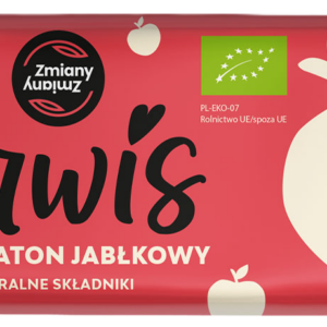 BATON JABŁKOWY URWIS BEZGLUTENOWY BIO 40 g - ZMIANY ZMIANY