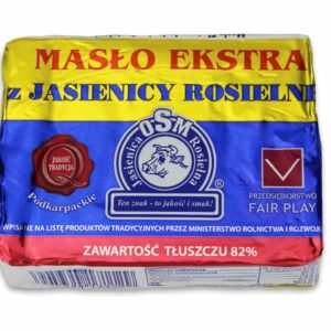 MASŁO EKSTRA TRADYCYJNE KOSTKA (82 % TŁUSZCZU) 200 g - JASIENICA
