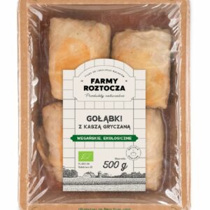 GOŁĄBKI WEGAŃSKIE Z KASZĄ GRYCZANĄ BIO 500 g - FARMY ROZTOCZA (NA ZAMÓWIENIE)