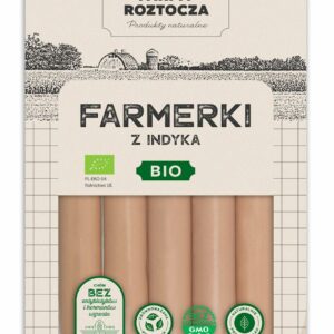 PARÓWKI FARMERKI Z INDYKA BIO 250 g - FARMY ROZTOCZA (NA ZAMÓWIENIE)