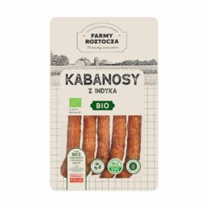 KABANOSY Z INDYKA BIO 150 g - FARMY ROZTOCZA (NA ZAMÓWIENIE)
