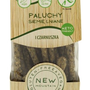 PALUCHY Z SIEMIENIEM LNIANYM I CZARNUSZKĄ BEZGLUTENOWE 200 g - NEW MOUNTAIN