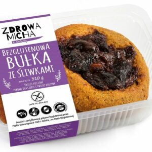BUŁKI ZE ŚLIWKĄ BEZGLUTENOWE (2 szt.) 310 g - ZDROWA MICHA (NA ZAMÓWIENIE)