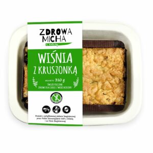 CIASTO KRUCHE Z WIŚNIAMI BEZGLUTENOWE 240 g - ZDROWA MICHA (NA ZAMÓWIENIE)