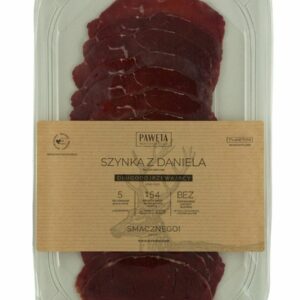 SZYNKA Z DANIELA DOJRZEWAJĄCA PLASTRY BEZGLUTENOWA 65 g - PAWĘTA