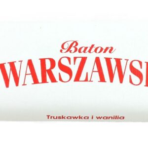 BATON TRUSKAWKOWY Z WANILIĄ BEZGLUTENOWY 50 g - WARSZAWSKI