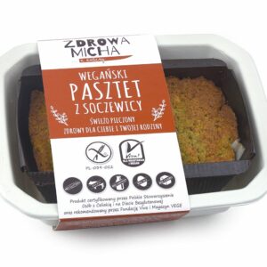 PASZTET WEGAŃSKI Z SOCZEWICY BEZGLUTENOWY 200 g - ZDROWA MICHA (NA ZAMÓWIENIE)