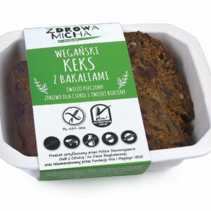 KEKS Z BAKALIAMI BEZGLUTENOWY 200 g - ZDROWA MICHA (NA ZAMÓWIENIE)
