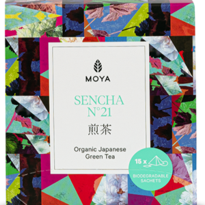 HERBATA ZIELONA SENCHA JAPOŃSKA BIO (15 x 1,5 g) 22,5 g - MOYA MATCHA