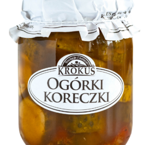 OGÓRKI KORECZKI KONSERWOWE 530 g (250 g) - KROKUS