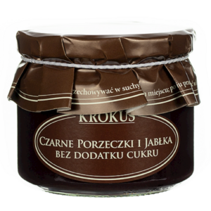 CZARNE PORZECZKI I JABŁKA BEZ DODATKU CUKRÓW BEZGLUTENOWE 310 g - KROKUS