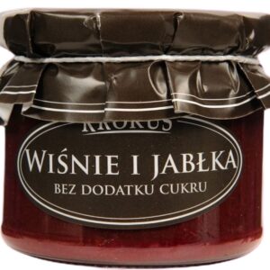 WIŚNIE I JABŁKA BEZ DODATKU CUKRÓW 310 g - KROKUS