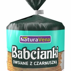 BABCIANKI OWSIANE Z CZARNUSZKĄ BEZ DODATKU CUKRÓW 100 g - NATURAVENA